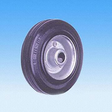 Single Roller Bearing Rubber Wheel